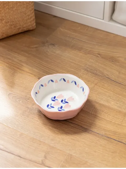 Керамическая миска для кошки, миска для собак мелких пород