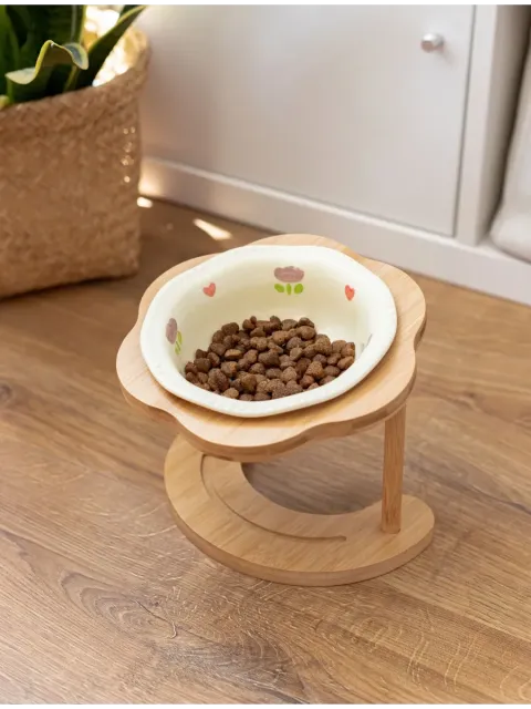 Керамическая миска для кошки, миска для собак мелких пород